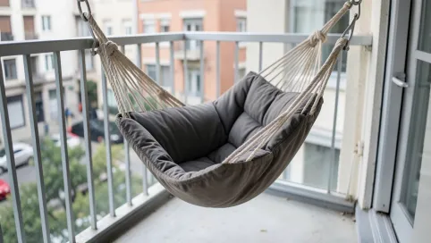 Mała huśtawka na balkon