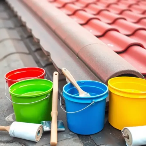 Malowanie dachu cena z materiałem