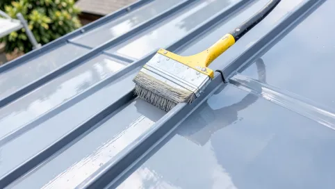 Malowanie dachu z blachy cena