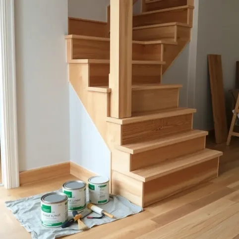 Malowanie przed czy po schodach