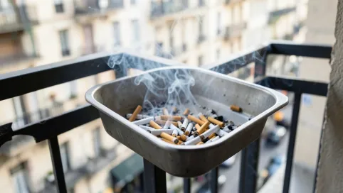 Mandat za palenie na balkonie