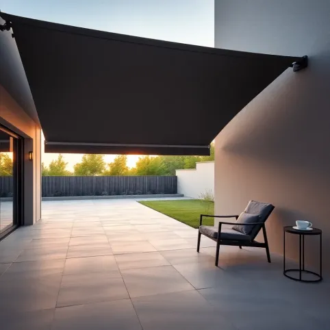 Markiza tarasowa elektryczna z czujnikiem wiatru