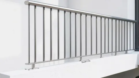 Minimalna wysokość balustrady balkonowej