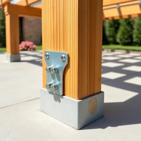 Mocowanie altany do betonu