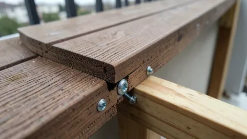 Montaż desek kompozytowych na balkonie