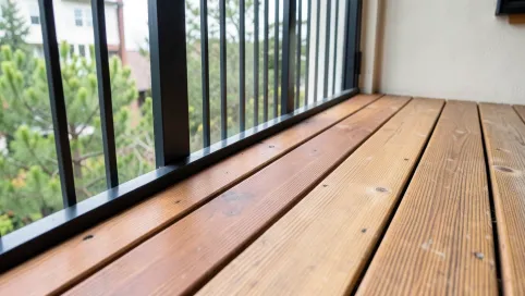 Montaż desek tarasowych na balkonie
