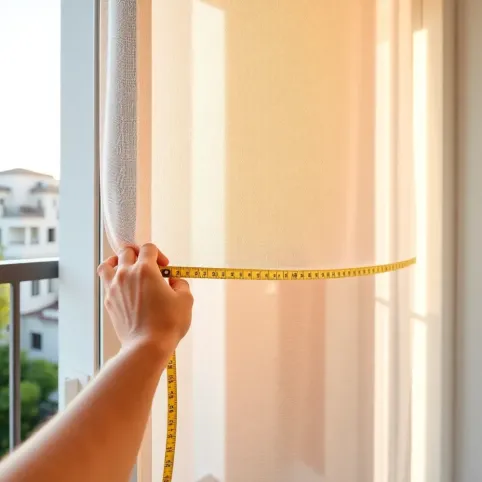 Montaż moskitiery na drzwi balkonowe