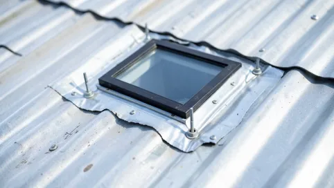 Montaż okna dachowego w blachodachówce