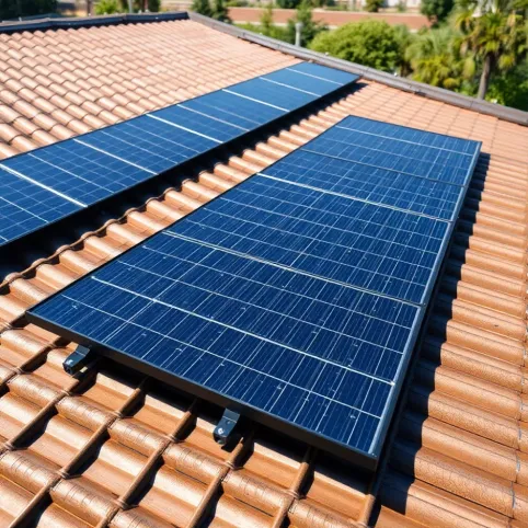 Montaż paneli fotowoltaicznych na dachu z blachy trapezowej