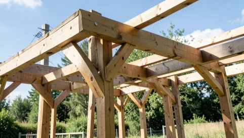 Montaż pergoli drewnianej cena Bytom