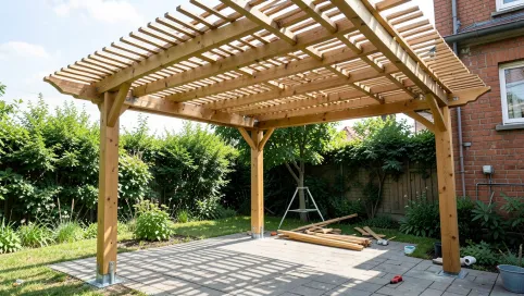 Montaż pergoli drewnianej cena Poznań
