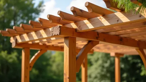 Montaż pergoli drewnianej cena Sosnowiec