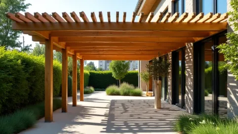 Montaż pergoli drewnianej cena Warszawa