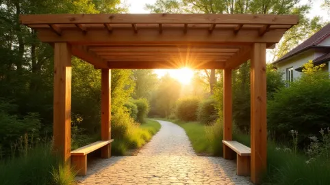 Montaż pergoli drewnianej cena Zabrze