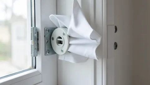 Montaż rolety plisowanej inwazyjny