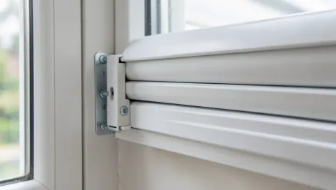 Montaż rolety zewnętrznej na ramie okiennej