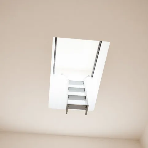 Montaż schodów strychowych w suficie podwieszanym cena