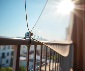 Montaż siatki na balkon bezinwazyjny