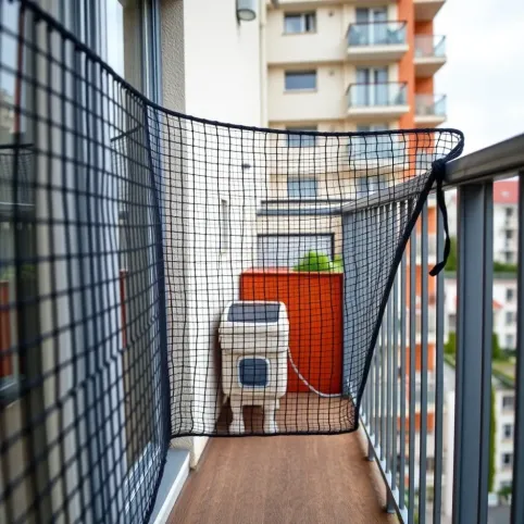 Montaż siatki na balkon Łódź