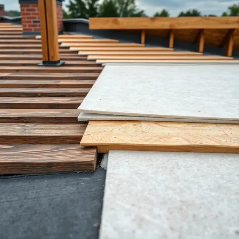 Montaż styropapy na dachu drewnianym