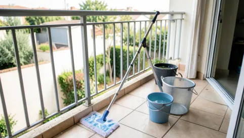 Mop do mycia balkonu