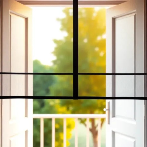 Moskitiera na drzwi balkonowe magnetyczna na wymiar