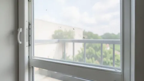 Moskitiera na drzwi balkonowe otwierana