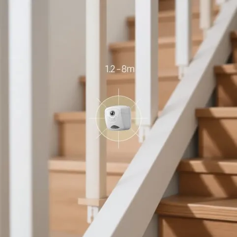 Na jakiej wysokości czujnik ruchu na schodach