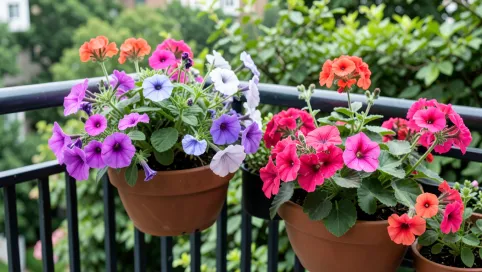 Najładniejsze kwiaty na balkon