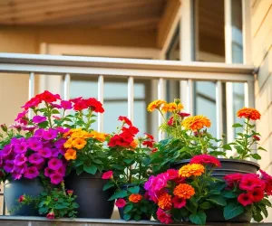 Niewymagające kwiaty na balkon