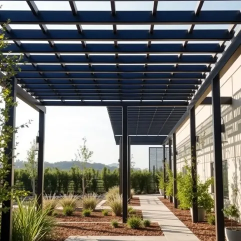 Nowoczesne altany metalowe