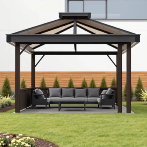 Nowoczesne altany ogrodowe projekty