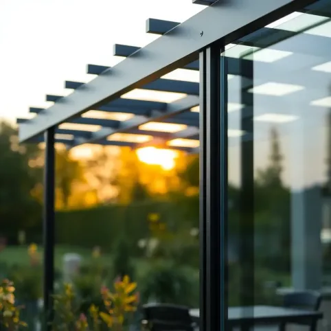 Nowoczesne altany szklane