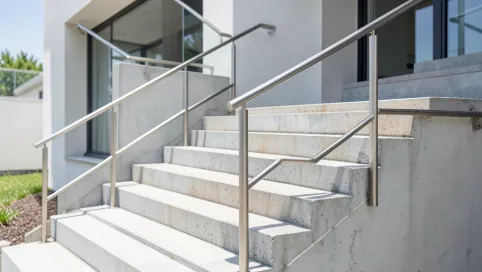 Nowoczesne barierki na schody zewnętrzne
