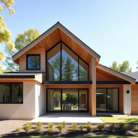 Nowoczesne domy z dachem dwuspadowym