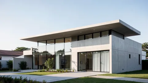 Nowoczesne domy z płaskim dachem