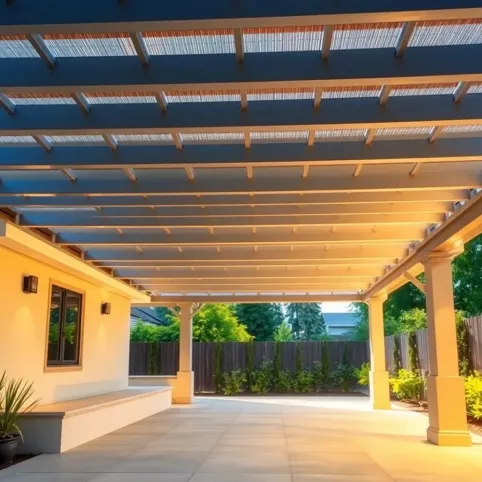 Nowoczesne pergole aluminiowe