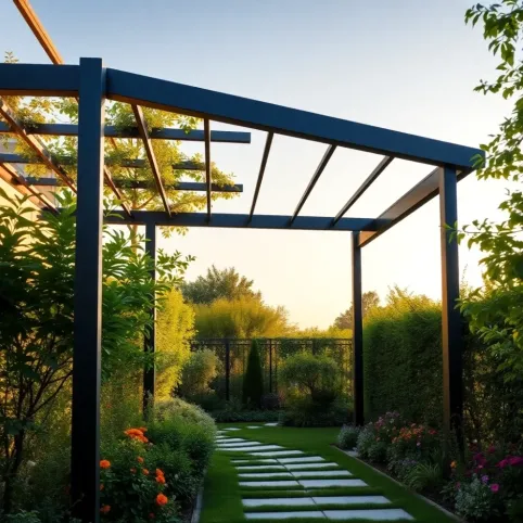 Nowoczesne pergole ogrodowe