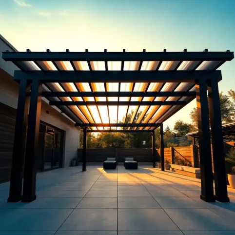 Nowoczesne pergole tarasowe
