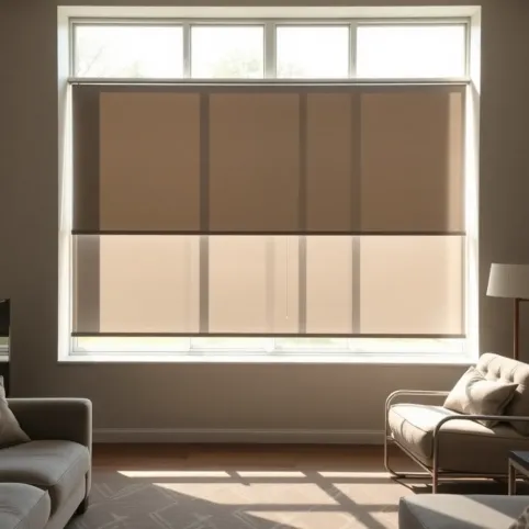 Nowoczesne rolety do salonu