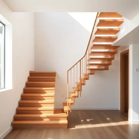 Nowoczesne schody drewniane