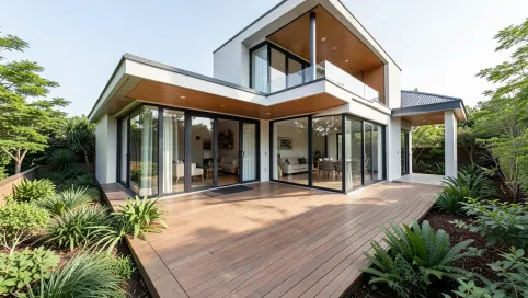 Nowoczesny dom z tarasem