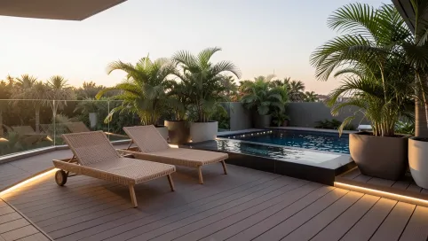 Nowoczesny taras inspiracje