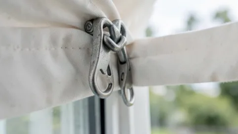 Obciążniki do zasłon tarasowych