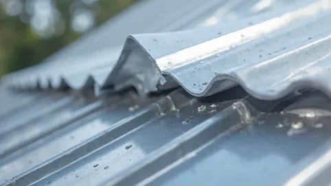 obróbka blacharska dachu jednospadowego