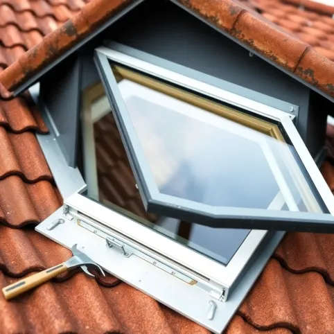 Obróbka okna dachowego cena robocizny