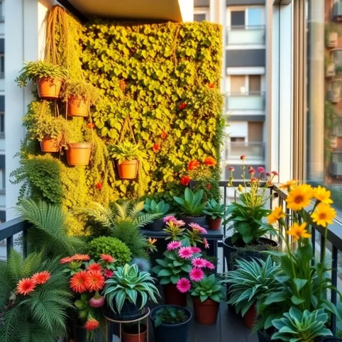 Ogród zimowy na balkonie w bloku