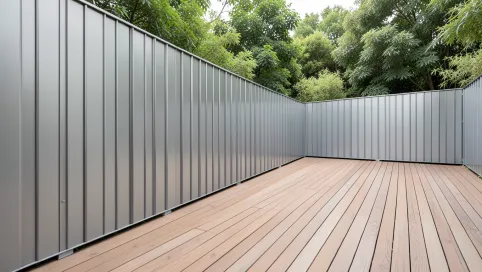 Ogrodzenie tarasu nowoczesne