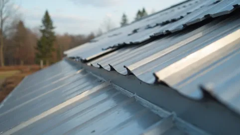 opierzenie dachu jednospadowego