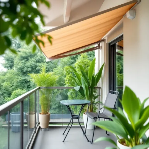 Osłona przed deszczem na balkon